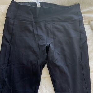 Black athletic Lululemon leggings
